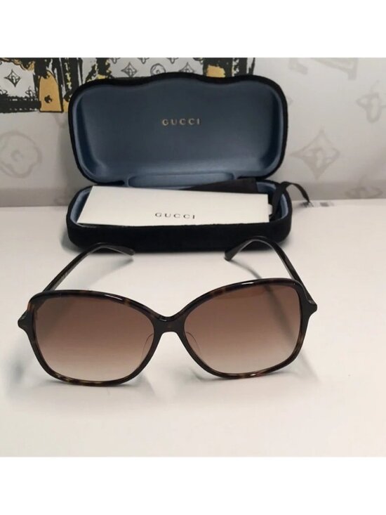 Gucci GG0546SK 002 – Havana Brown Gradient | 60-14-145 | New Authentic” main image 8